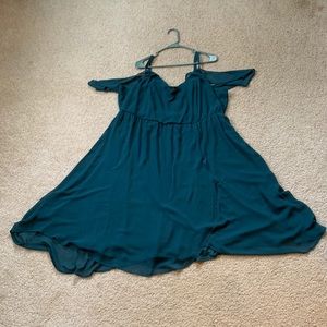 Teal dress
